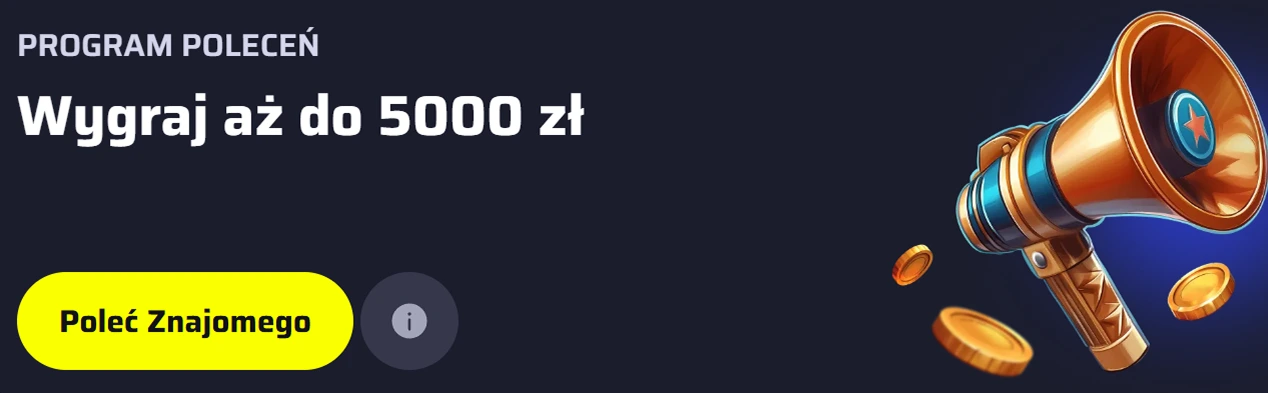 Program poleceń wygraj do 5000 zł Bdmbet